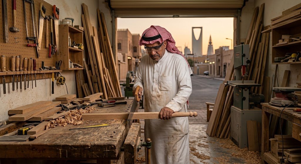 نجار خشب الريان بالرياض